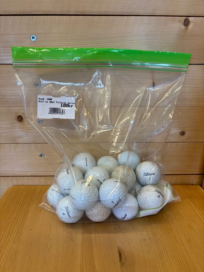 Golfbollar Titleist 20st blandat